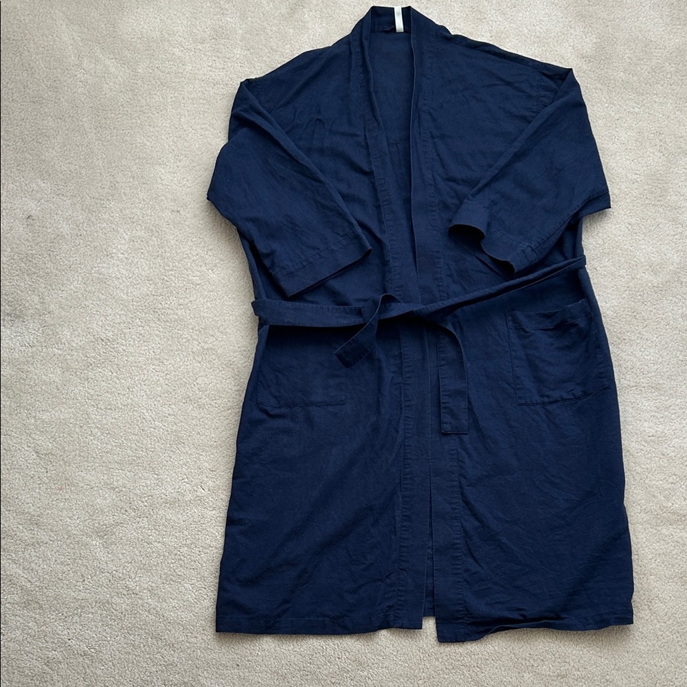 Miiyu by Simons Linen-Cotton Blend Robe